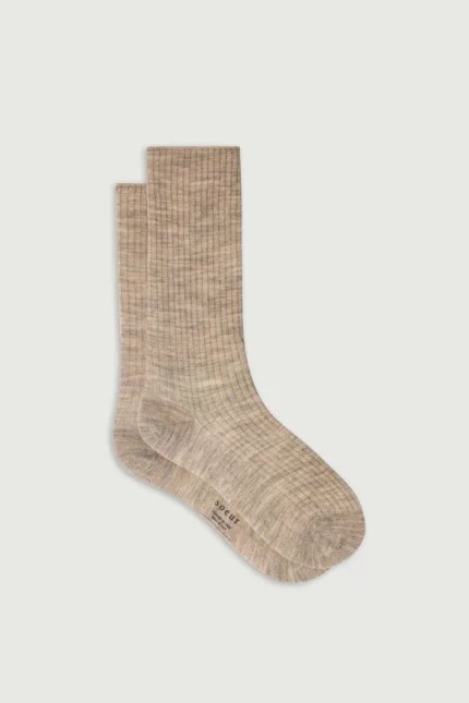 chaussettes arabella beige chine socks soeur paris