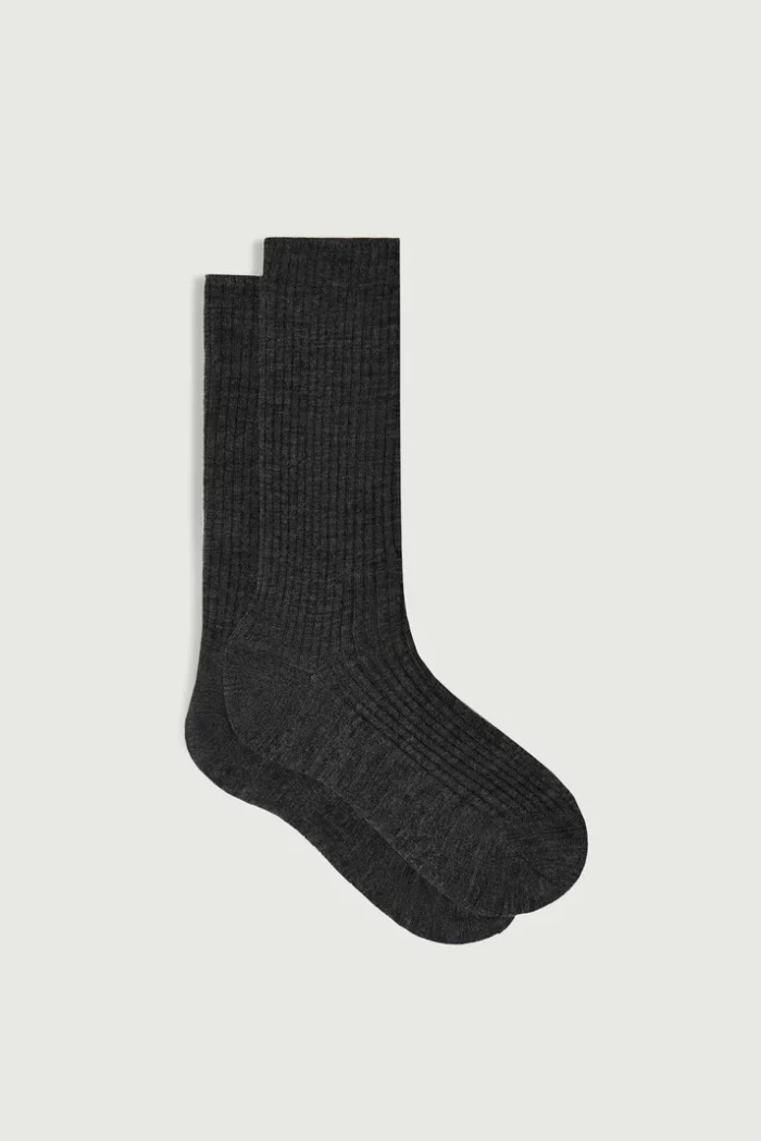 chaussettes arabella gris chine soeur paris socks grey