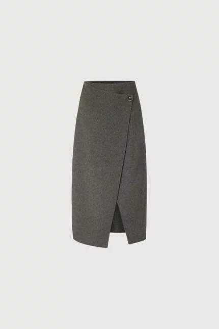 jupe wales gris clair chiné soeur paris skirt