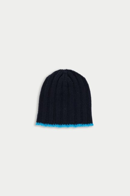 bonnet benny navy electric blue studio la fetiche beanie hat bleu electrique